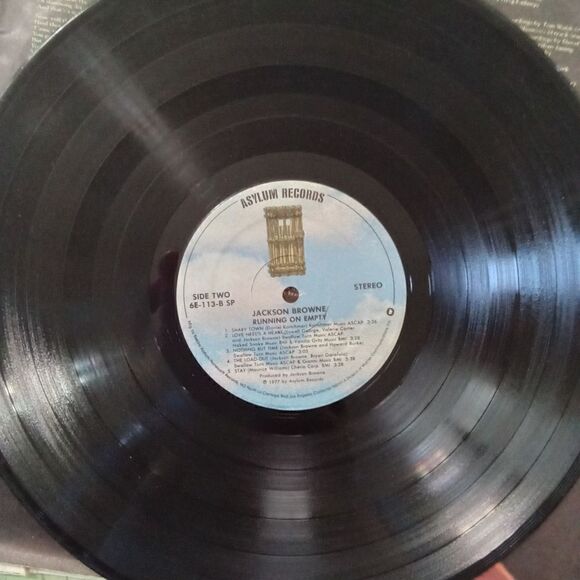 Jackson Browne Running on Empty Vinyl Record Album 1977 Asylum Records - Picture 5 of 9